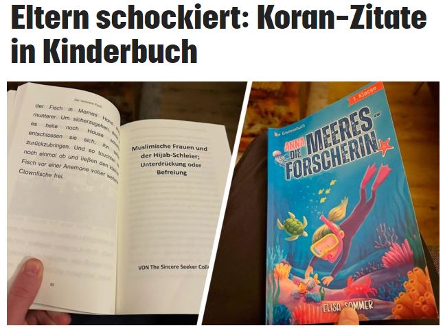 Krone Artikel: Koran-Zitate in Kinderbuch