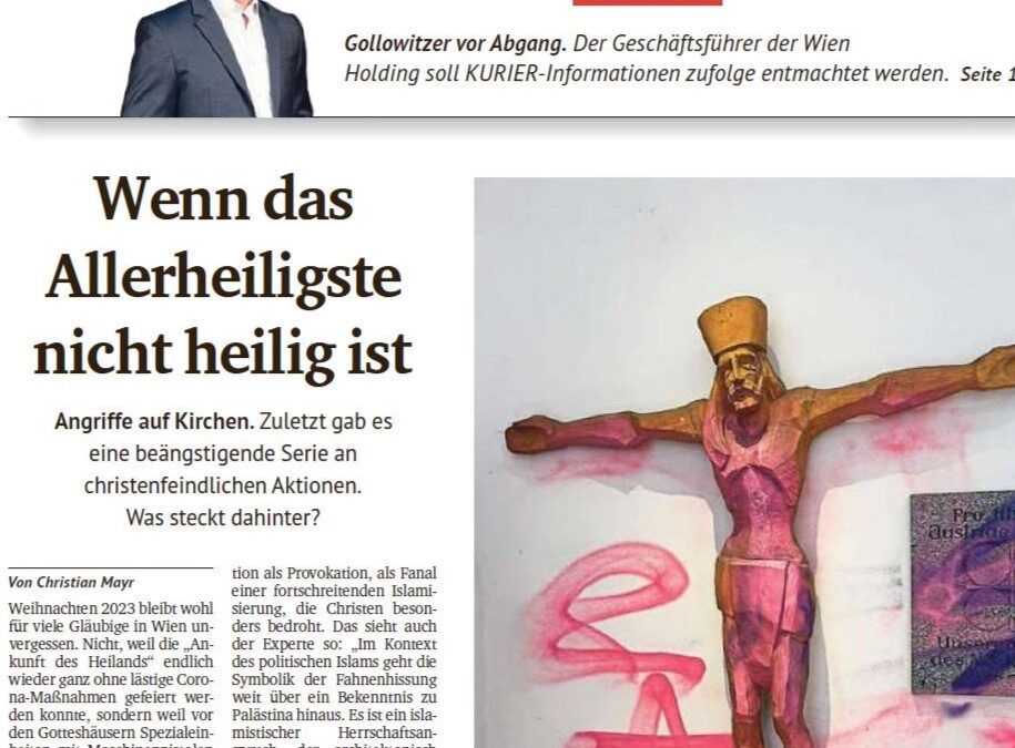 Wenn das Allerheiligste nicht heilig ist