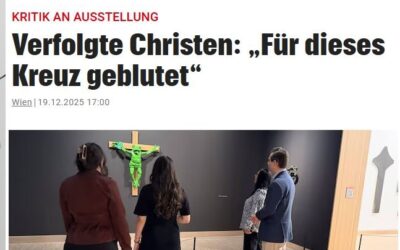 Kronenzeitung – Verfolgte Christen: „Für dieses Kreuz geblutet“